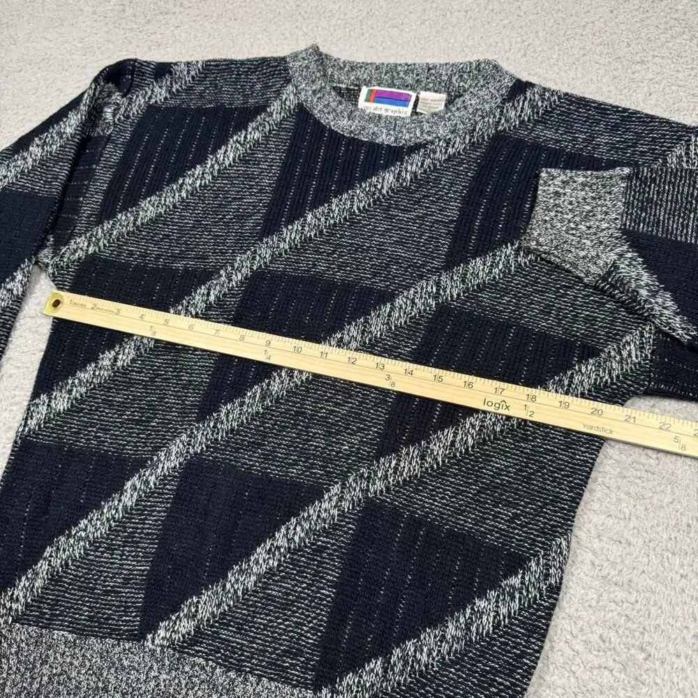 Unbranded Men's Grey and Black Jumper